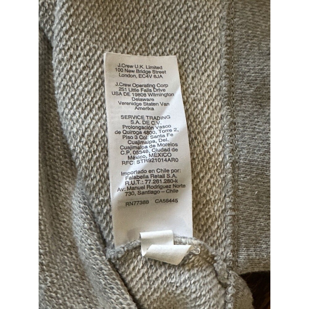 Crewcuts J Crew 100% Cotton Girls Gray Sweatshirt‎ Dress Size 6 Pink Ruffle - Picture 3 of 7